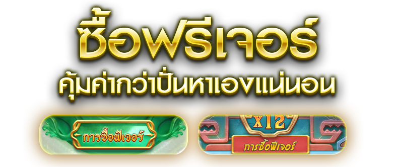 ซื้อฟีเจอร์ เพื่อรับฟรีสปิน